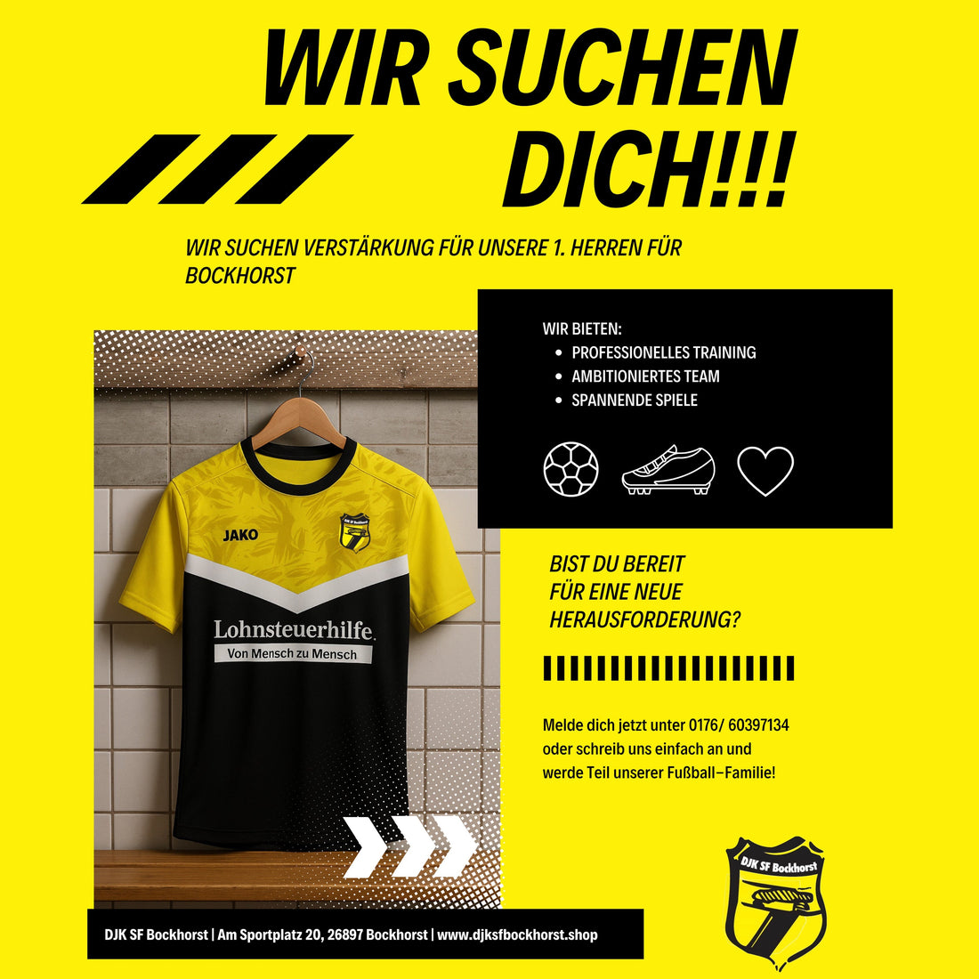 WIR SUCHEN DICH!